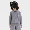 Toddler Girls' French Terry Sweatshirt - Cat & Jack™ - 3 of 4