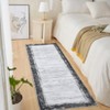 Washable Chenille Bordered Living Room Rugs, Geometric Non Slip Bedroom Dining Room Carpet, Modern Indoor Floor Rugs - 2 of 4