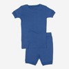Leveret Matching Family Pajamas – Solid Royal Blue – 100% Cotton – Customizable for Personalization - 2 of 4