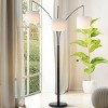 JONATHAN Y 78.5" 3-Light Barrie Mid-Century Modern Head-Adjustable Iron LED Arc Floor Lamp Oil Rubbed Bronze (Includes LED Light Bulb) - 3 of 4