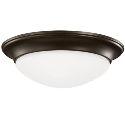 Generation Lighting Nash 3 light Heirloom Bronze Ceiling Fixture