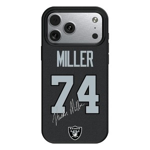 NFL Las Vegas Raiders Players Game Tactic MagSafe Compatible Cell Phone Case for Apple iPhone 17 Series - 1 of 4