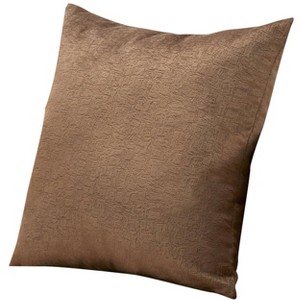 Monarch Specialties Pillows 18 X 18 Square Insert Included Decorative Throw Accent Sofa Couch Bedroom Polyester Hypoallergenic Brown Modern - 1 of 4