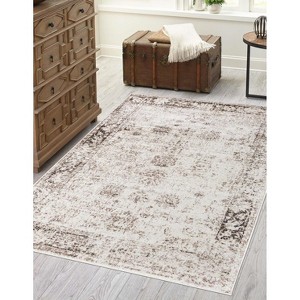 Unique Loom Sofia Casino Floral Indoor Woven Area Rug - 1 of 4
