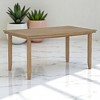 6-Piece Dining Set for 6, Rustic Wood Dining Table with 4 Chairs and Bench, Comfortable Upholstered Seats for Kitchen or Dining Room - 4 of 4