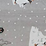 grey penguins