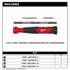 Milwaukee  Multi-Bit Screwdriver,Chrome,4 pcs 48-22-2931 - image 4 of 4