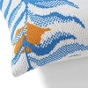 Amelie Home Waterweed Pattern Chenille Square Throw Pillow - 3 of 4