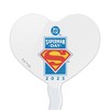 Superman Day 2025 Logo Heart Love Cupcake Picks Toppers Decoration Set of 6 - 2 of 4