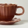 5oz Scalloped Stoneware Espresso Cup - Hearth & Hand™ with Magnolia - 3 of 3