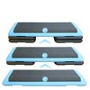 BestParts 3-Height Aerobic Step w/4 Risers - 330lbs Capacity, Non-Slip HDPE Platform, Blue - 4 of 4
