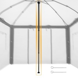 EAGLE PEAK Greenhouse Center Support Pole with Ground Stakes, Peak Reinforcement Bar for Frame Support & Weather Protection - 1 of 4