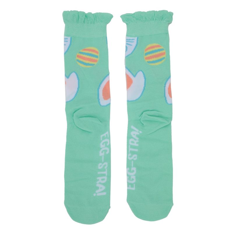 Easter Delight Crew Socks - 3-Pack of Adult Festive Holiday Socks, 3 of 7