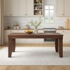 Farmhouse Dining Table for 6-8 People, 70.87 Inch Wooden Table, Rectangle Dining Room Table with Strong Legs for Apartment, Living Room, Restaurant - 3 of 4