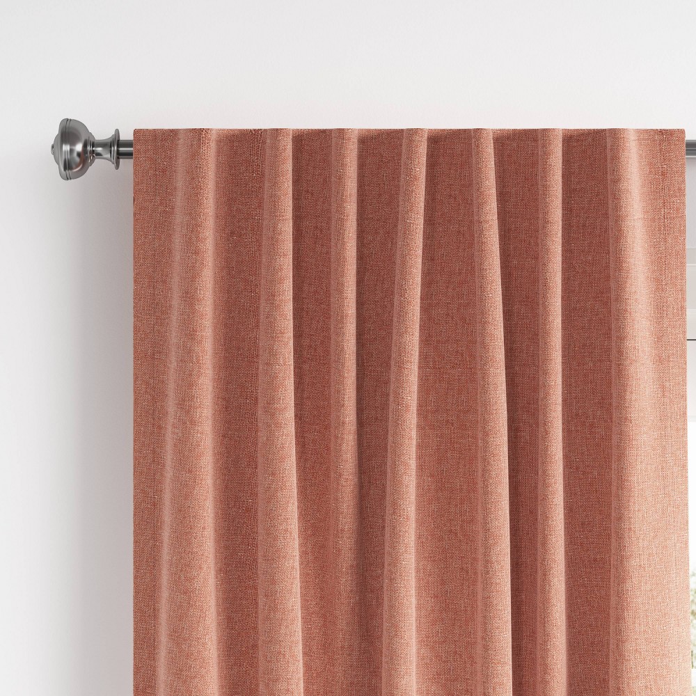 Photos - Curtains & Drapes 50"x84" Blackout Aruba Window Curtain Panel Red - Threshold™