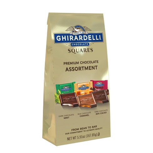 Ghirardelli Premium Assortment Chocolate Squares Bag - 5.91oz : Target