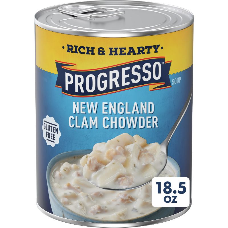 Progresso Gluten Free Rich &#38; Hearty New England Clam Chowder - 18.5oz, 1 of 14