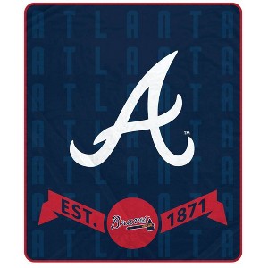 マクファーレン ベーブルース　MLB MLB Banner Icon Ultra Cozy Blanket - Atlanta Braves : Target