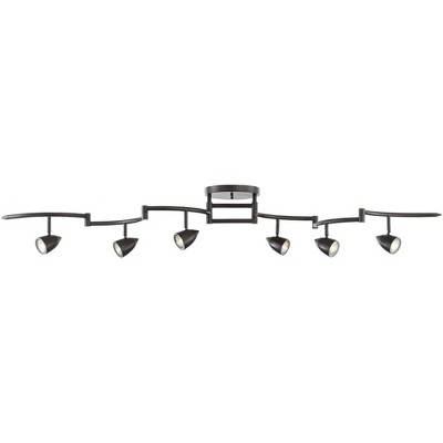 Pro Track Heavy Duty Axel 6-Light LED Track Fixture