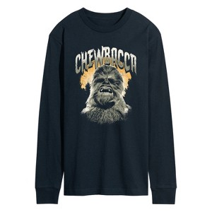 Men's - Star Wars - Chewbacca Full Moon Horror Long Sleeve Graphic T-Shirt - 1 of 3