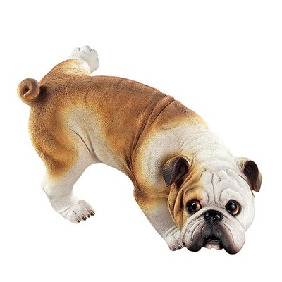 Design Toscano Good Dog Gone Bad Peeing English Bulldog Statue