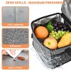 Tirrinia Insulated Small Lunch Bag with Adjustable Shoulder Strap, Leakproof Reusable Lunch Cooler Bag, Portable Lunch Boxs for Back-To-School - 4 of 4