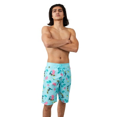 Batman Surfing Men's Blue Board Swim Shorts