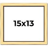 PosterPalooza | Simple Gold Picture Frame - UV Acrylic, Backing Board, Hanging Hardware Included - 2 of 4