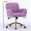 FONTOI Adjustable Office Chair with Golden Metal Base - 3 of 4