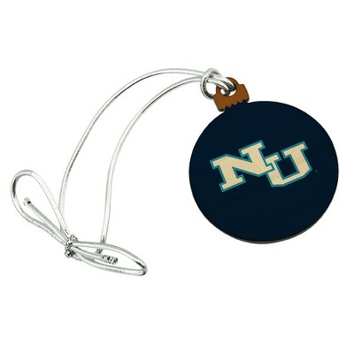 Northwood University Primary Logo Mini Small Tiny Wood Christmas Tree Holiday Ornament