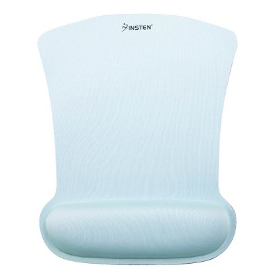 Insten Mouse Pad with Wrist Support Rest, Ergonomic Support Cushion, Easy Typing & Plain Relief, Trapeziod, 10 x 8 inches