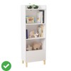 Bookshelf for Kids, 2-in-1 /3-Tier /4-TierChildren's Bookshelf Kid's Book Display Toy Storage Cabinet Organizer Bookcase - 2 of 4