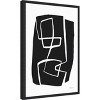 Amanti Art Modern Meeting Forms No 1 by Statement Goods Canvas Wall Art Print Framed 16 x 23-in. - 3 of 4
