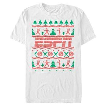 Men's ESPN Baseball Christmas Sweater T-Shirt