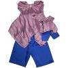Doll Clothes Superstore Size 8 Matching Girl And Doll Shorts And Blouse - 4 of 4