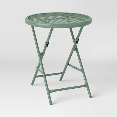 Small metal folding table discount