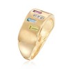 Ross-Simons 0.50 ct. t.w. Multi-Gem Ring With Diamond Accents in 14kt Yellow Gold - 3 of 4