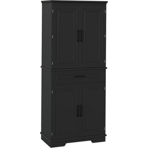 72" Tall Cabinet with Drawer, 6 Doors and Adjustable Shelves, Large Kitchen Pantry Storage Cabinet for Dining Room, Living Room - 1 of 4