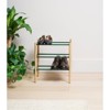 Yamazaki Home - Expandable Shoe Rack (18" H) - Steel - Forest Green - 3 of 4