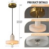 1PC UFO Alabaster Pendant Lights - 2 of 4