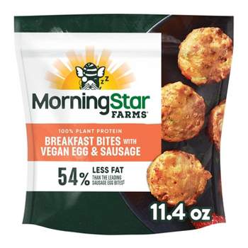 Morning Star Farms Sausage Egg and Cheese Frozen Breakfast Bites - 8oz