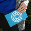 Green Lantern Blackest Night Blue Lantern Logo Makeup Cosmetic Bag Organizer Pouch - 3 of 4