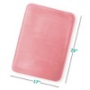 Hearth & Harbor Bathroom Rugs, Ultra Soft Velvet Memory Foam Bath Mats with PVC Backing - 3 of 4