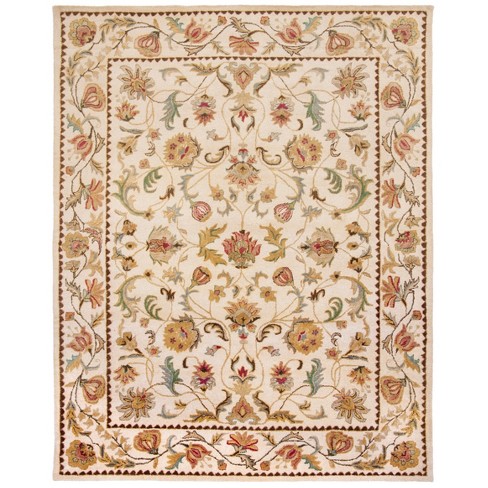 Barcelona Wool Handwoven White Beige Area Rug 6'x9' + Reviews