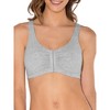 Fruit of The Loom Women's Comfort Front Close Cotton Sports Bra, 2 Pack 