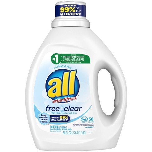 All Ultra Free Clear He Liquid Laundry Detergents Target