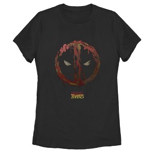 Women's Marvel Zombies Deadpool Mask T-Shirt - 1 of 3