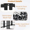 FDW Dog Crate Large Outdoor Dog Kennel Welded Wire Heavy Duty Playpen with Waterproof Canopy Secure Lock UV Resistant Roof - 3 of 4