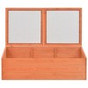 vidaXL Greenhouse Wood 39.4"x19.7"x13.4" - 4 of 4