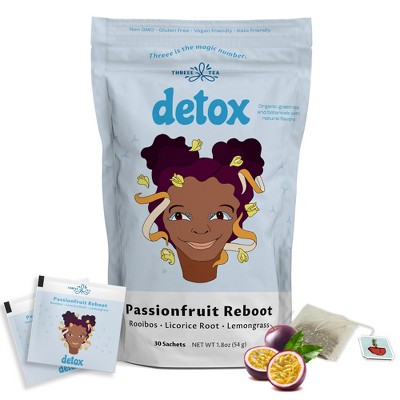 Crazy Cups Passionfruit Flavored Detox Tea Bags
